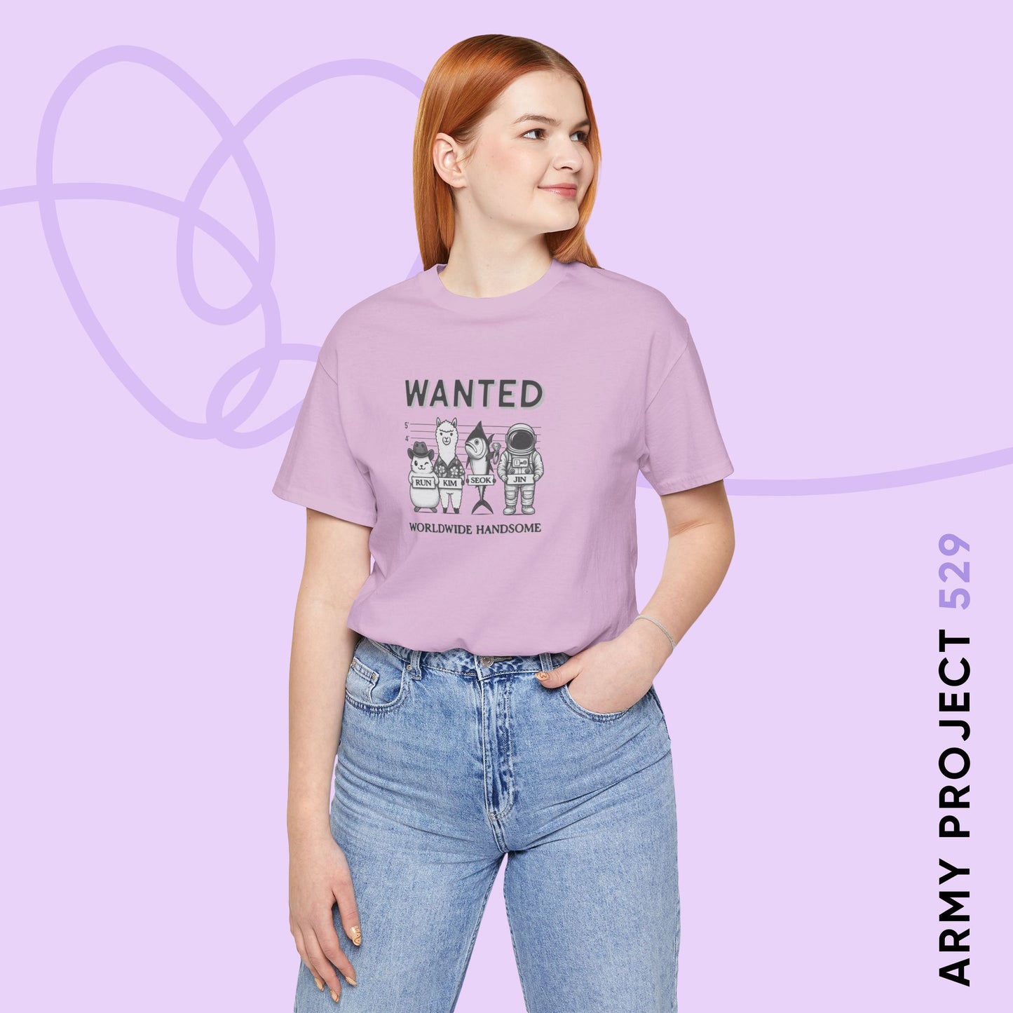 Run Kim Seokjin Unisex Jersey Short Sleeve Tee