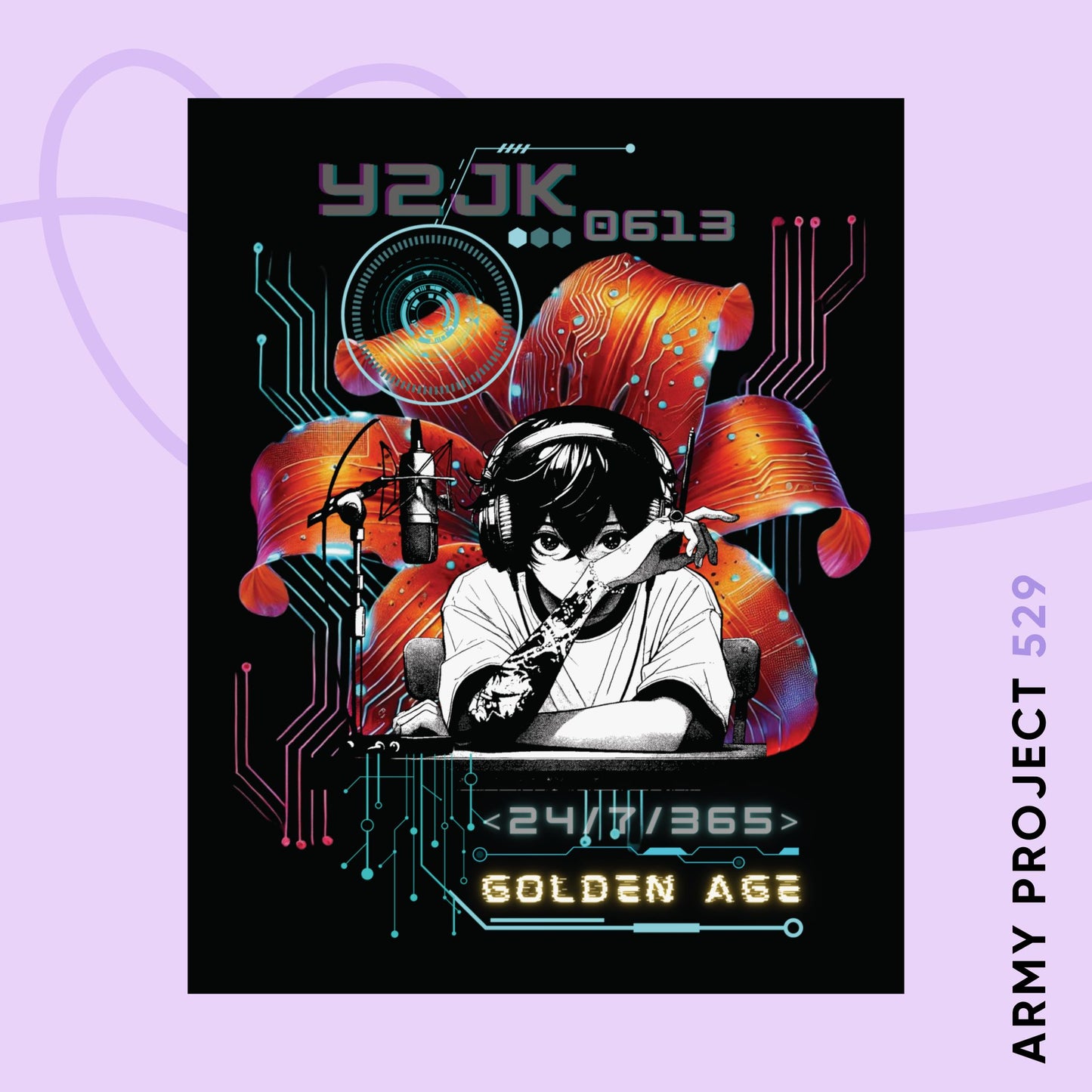 Jungkook Y2JK Retro Series Matte Poster