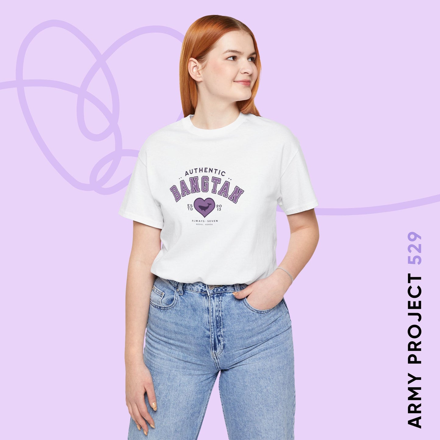 OT7 Short Sleeve Shirt - Bangtan Athletics - Fanmade BTS Merch - Unisex Jersey T-Shirt