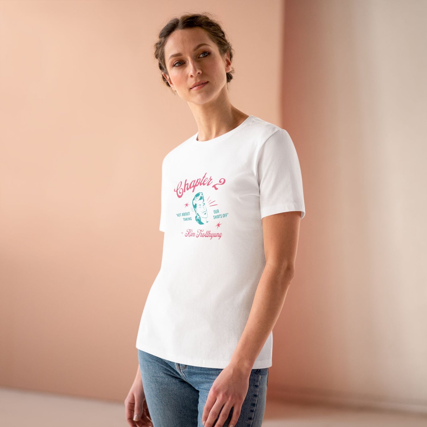 Taehyung Women's Tee - 'Kim Trollhyung' - Fanmade BTS Merch - Soft Jersey T-Shirt