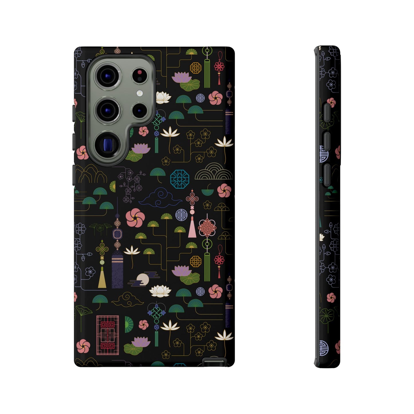Norigae Night Garden Tough Phone Case - Elegant K-Pop Merch - iPhone, Galaxy, Pixel Cover
