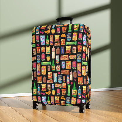 Bright & Bold Korean Snacks Luggage Cover