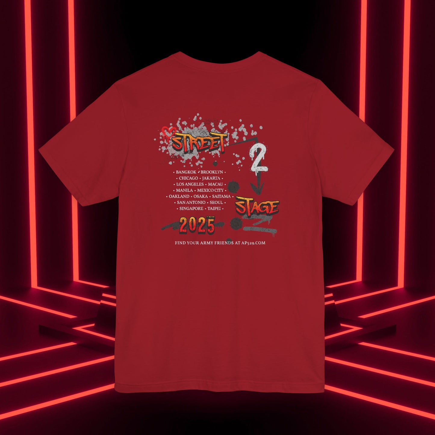 Hobi Concert Short Sleeve Shirt - HOTS with Hope (Arson Ver.) - Fanmade BTS Merch - Soft Unisex T-Shirt