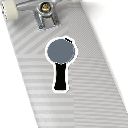 Yoongi Bias Sticker - Bangtan Lightstick - Fanmade BTS Merch - Durable Vinyl