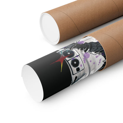 Hobi Wall Art - Fanmade BTS Retro Series - 90s Hip-Hop Aesthetic - Matte Poster