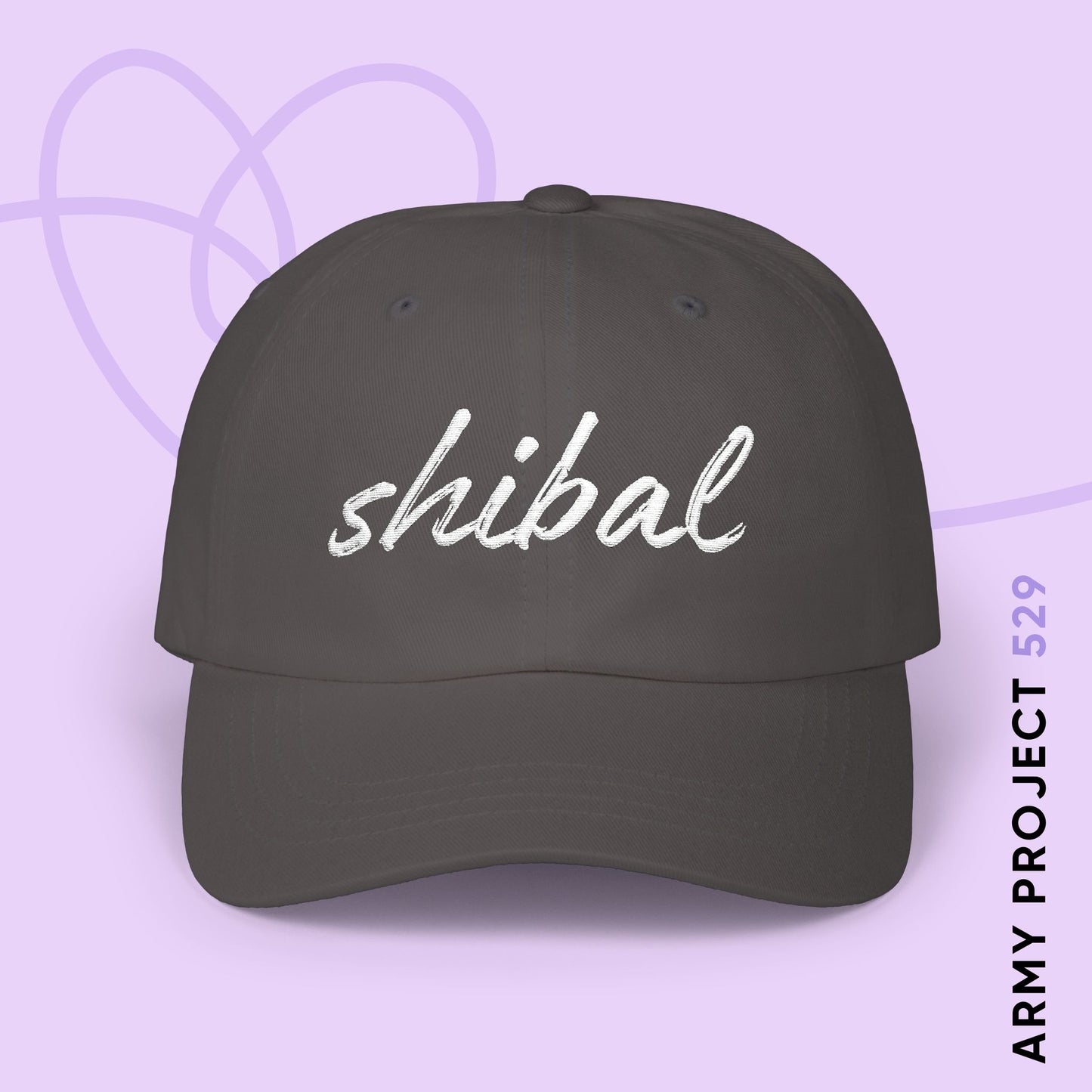 Shibal Script Baseball Cap - Embroidered ARMY Merch - Unisex Hat