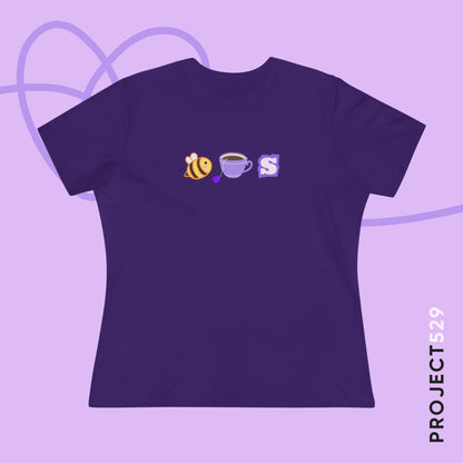 Bee Tea Ess Women's Relaxed Jersey Short Sleeve Tee