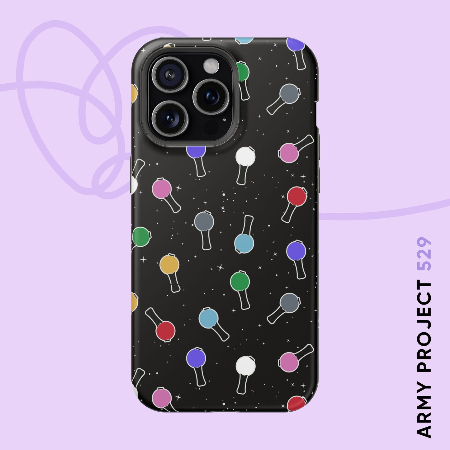 Ma City Map Lightstick Magnetic Tough Phone Case