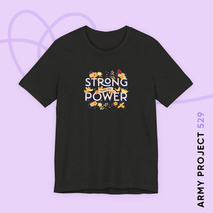 OT7 Short Sleeve Shirt - Strong Power Thank You - Fanmade BTS Merch - Soft Unisex T-Shirt