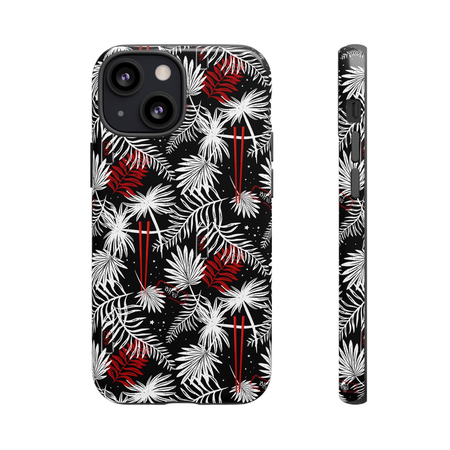 Yoongi Tough Phone Case - Tropical Chopsticks - Fanmade BTS Merch - iPhone, Galaxy, Pixel