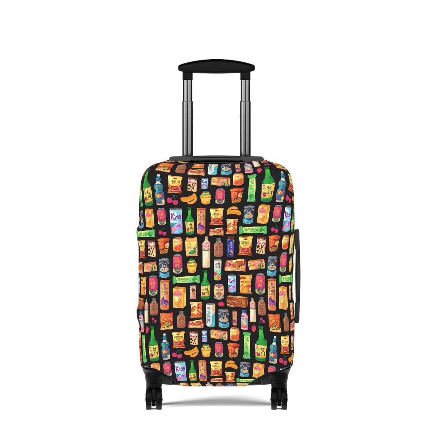 Bright & Bold Korean Snacks Luggage Cover