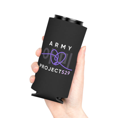 ARMY Project 529 Logo Can Cooler