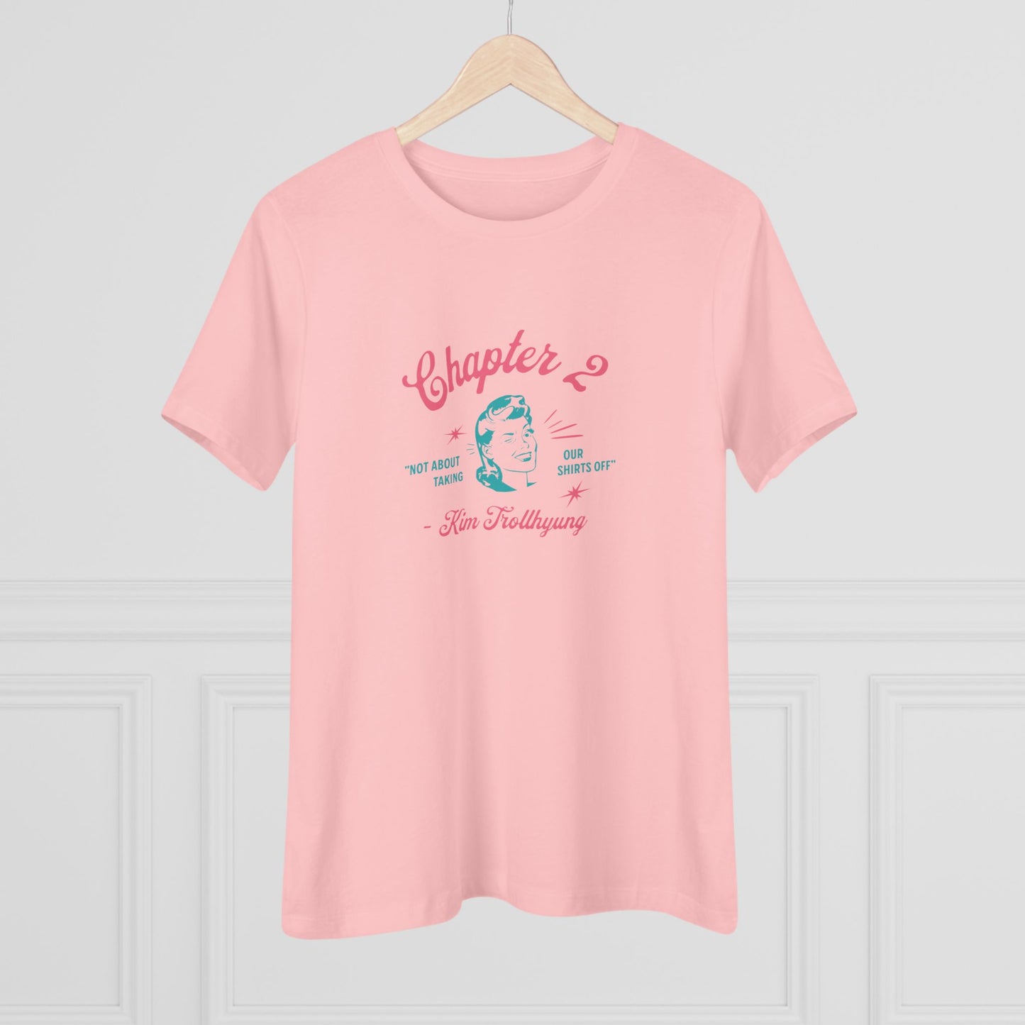 Taehyung Women's Tee - 'Kim Trollhyung' - Fanmade BTS Merch - Soft Jersey T-Shirt