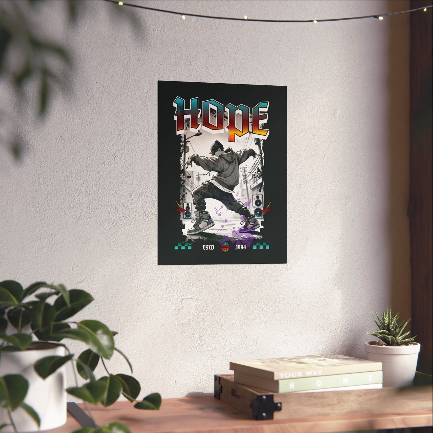 Hobi 1990s Retro Series Matte Poster
