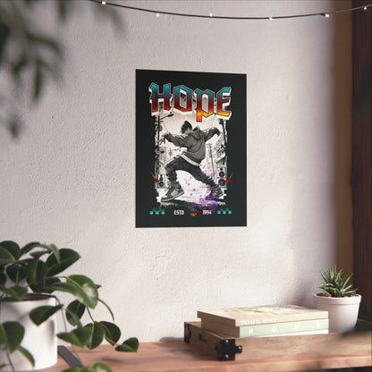 Hobi Wall Art - Fanmade BTS Retro Series - 90s Hip-Hop Aesthetic - Matte Poster