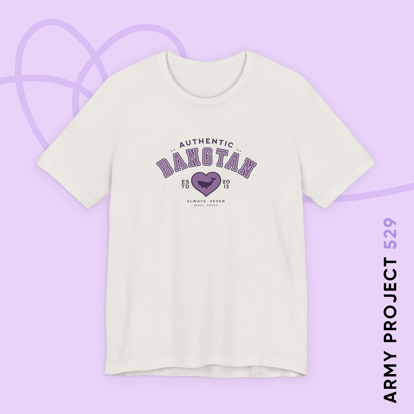 OT7 Short Sleeve Shirt - Bangtan Athletics - Fanmade BTS Merch - Unisex Jersey T-Shirt