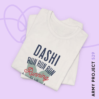 OT7 Short Sleeve Shirt - Dashi Running Club - Fanmade BTS Merch - Unisex Jersey T-Shirt