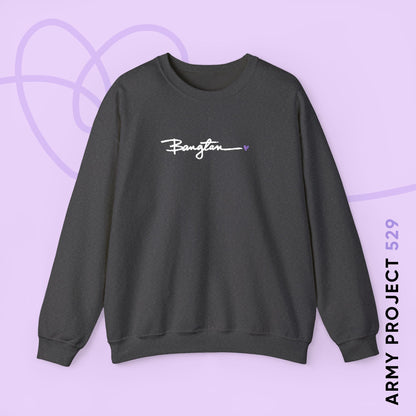 Handwritten Bangtan Unisex Heavy Blend™ Crewneck Sweatshirt