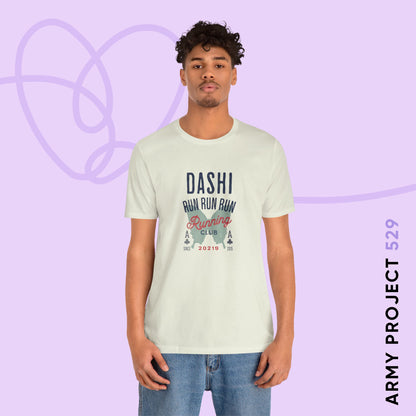 OT7 Short Sleeve Shirt - Dashi Running Club - Fanmade BTS Merch - Unisex Jersey T-Shirt