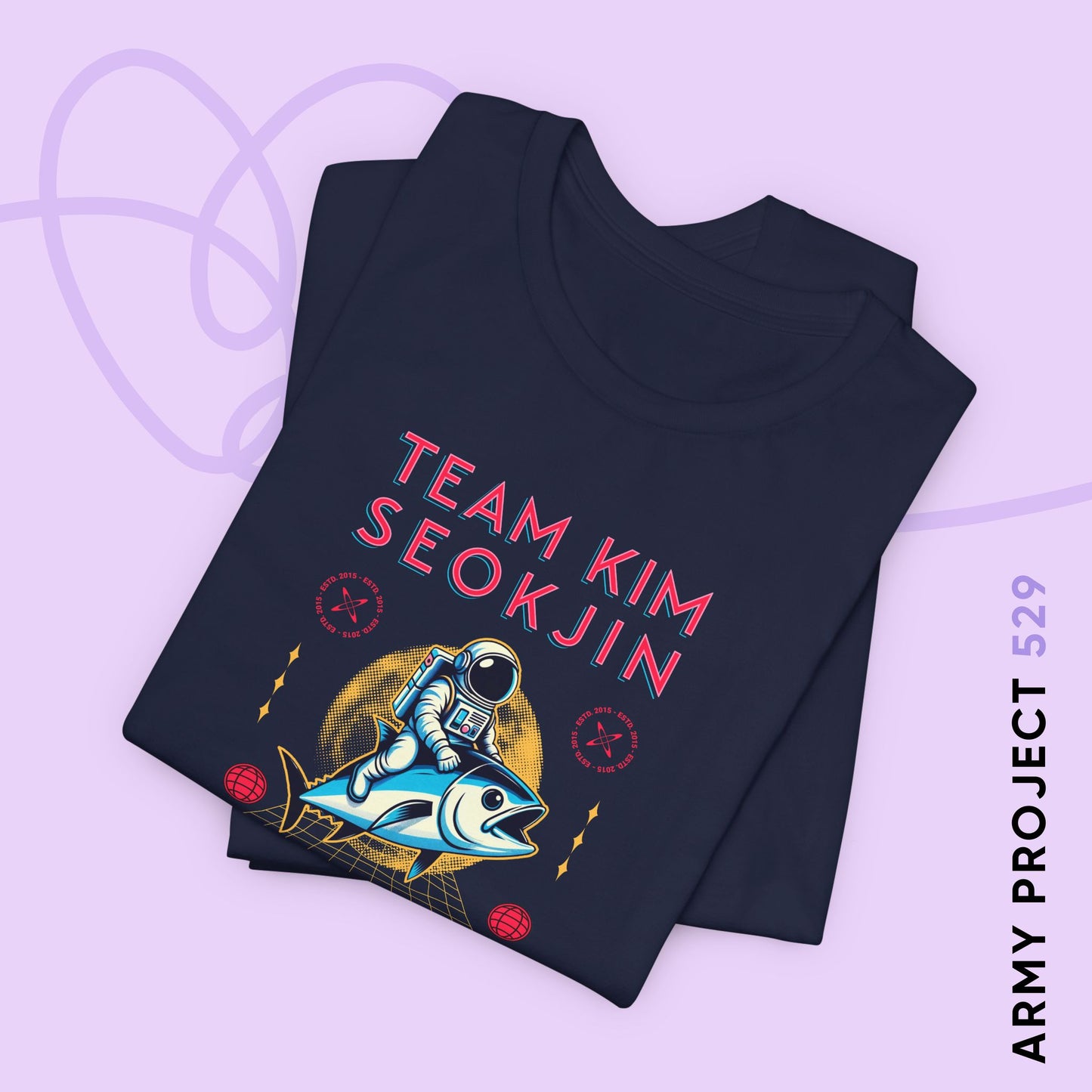 Team Kim Seokjin Unisex Jersey Short Sleeve Tee