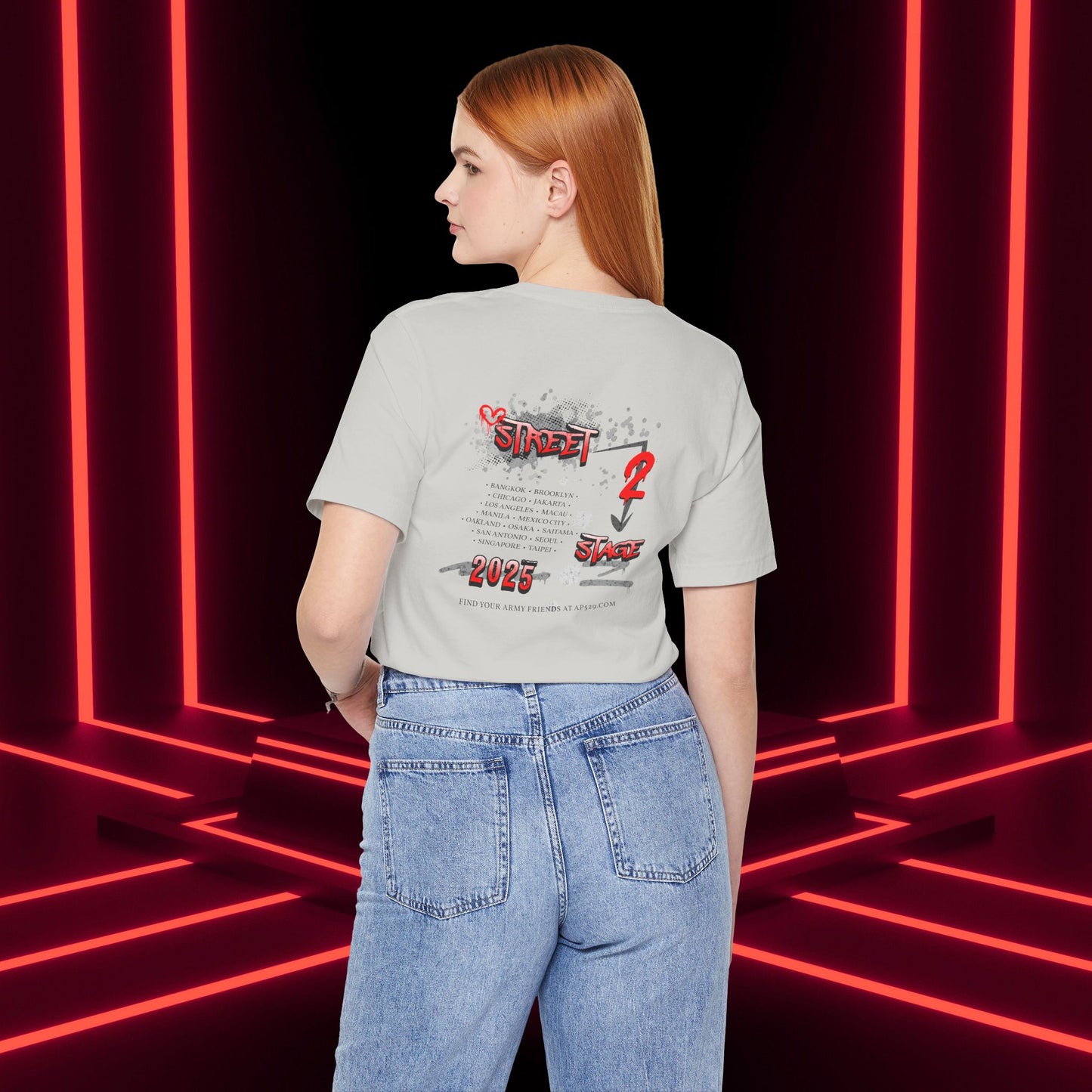 Hobi Concert Short Sleeve Shirt - HOTS with Hope (Stop Sign Ver.) - Fanmade BTS Merch - Soft Unisex T-Shirt