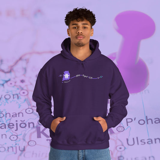 AP529 Korea Heartline Logo Unisex Heavy Blend™ Hoodie