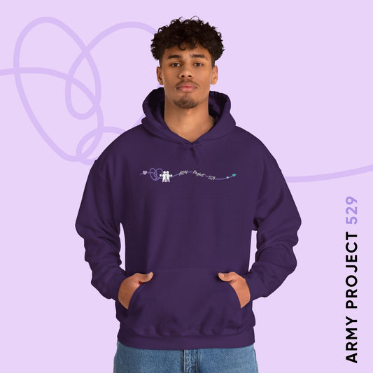 AP529 Heartline Logo Unisex Heavy Blend™ Hoodie