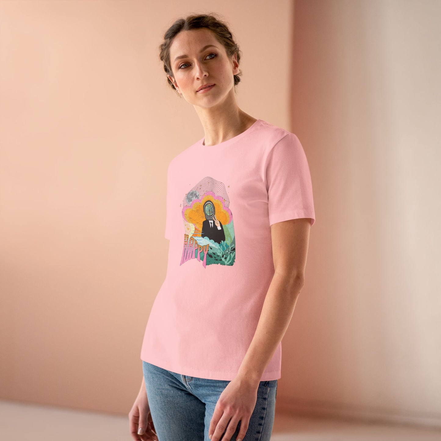 Jin 1960s Retro Series Women's Relaxed Jersey Short Sleeve Tee