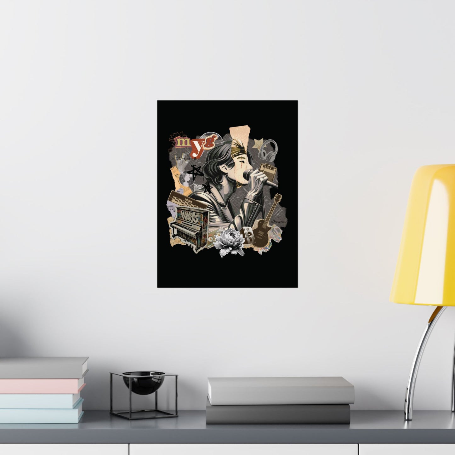 Yoongi 2010s Retro Series Matte Poster