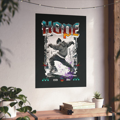 Hobi Wall Art - Fanmade BTS Retro Series - 90s Hip-Hop Aesthetic - Matte Poster