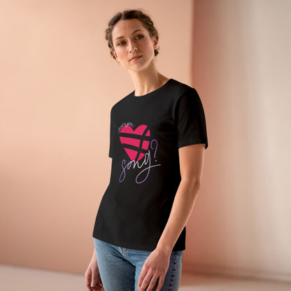 OT7 Women's Tee - What's Your Love Song? - Soft Jersey T-Shirt