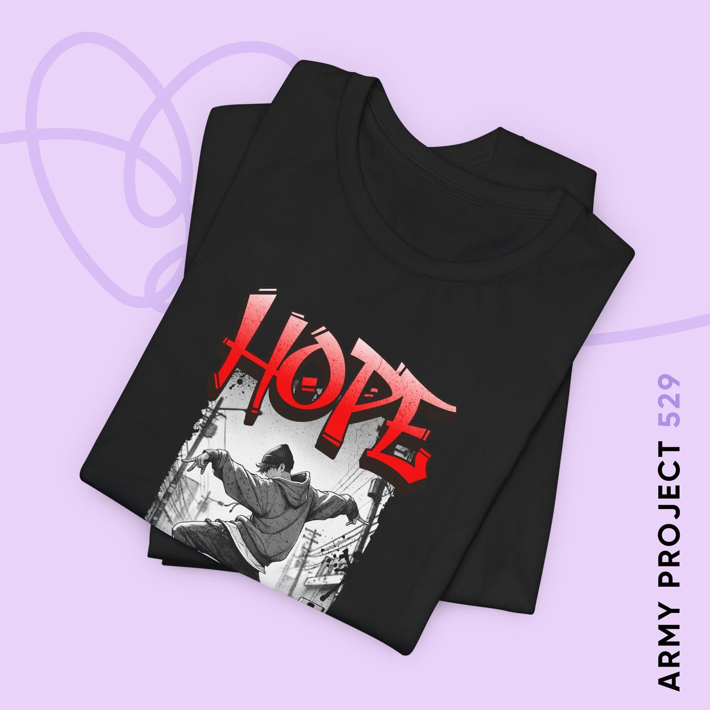 HOTS with Hope (Stop Sign ver.) Unisex Jersey Short Sleeve Tee