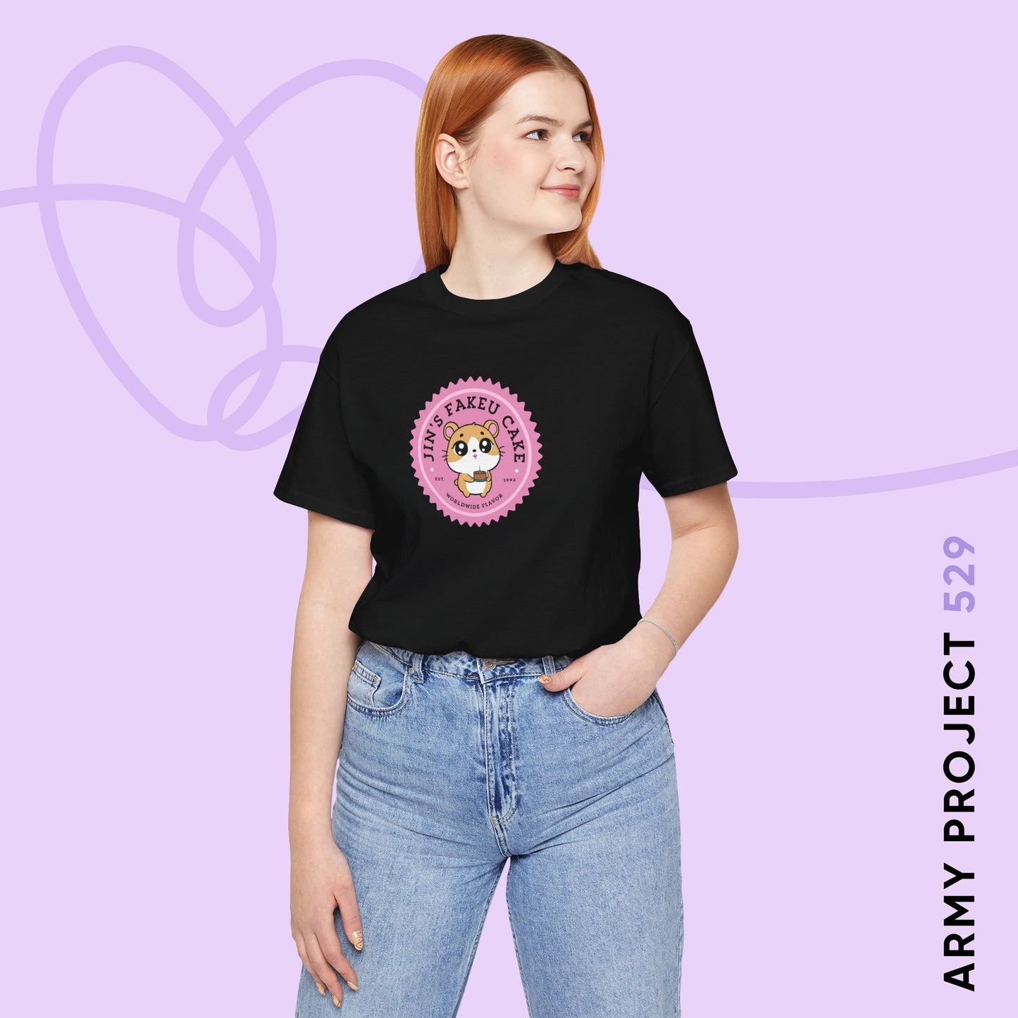 Jin Fakeu Cake Unisex Jersey Short Sleeve Tee