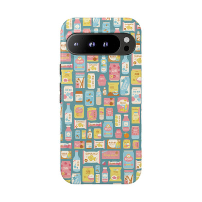 Sweet Pastel Korean Snacks Tough Phone Case - Cute K-Pop Merch - iPhone, Galaxy, Pixel Cover