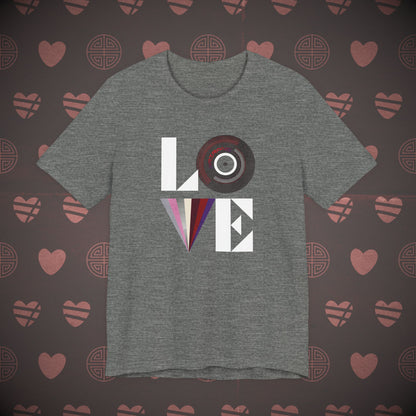 OT7 Short Sleeve Shirt - Love Record - Unisex Jersey T-Shirt