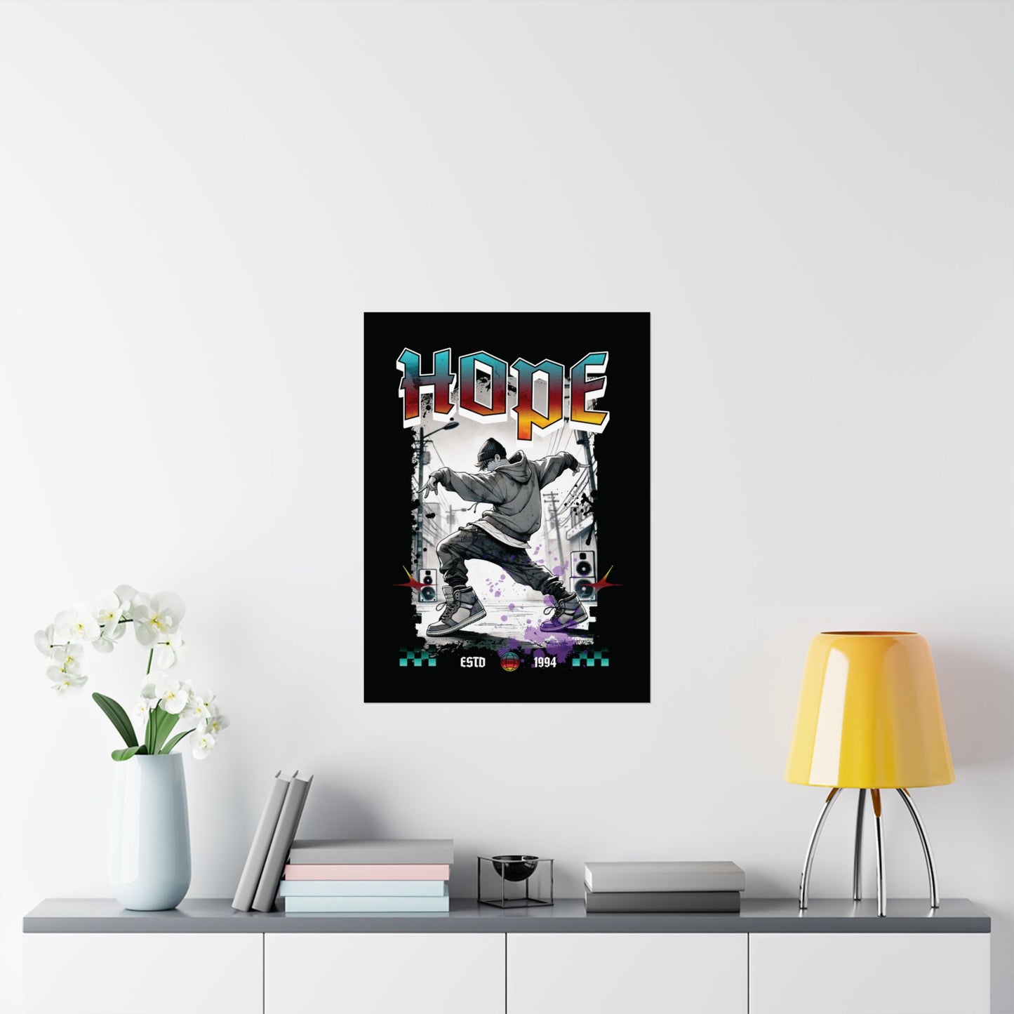 Hobi 1990s Retro Series Matte Poster