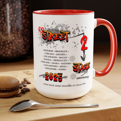 Hobi Concert Coffee Mug - HOTS with Hope - Fanmade BTS Drinkware - 15 oz Ceramic