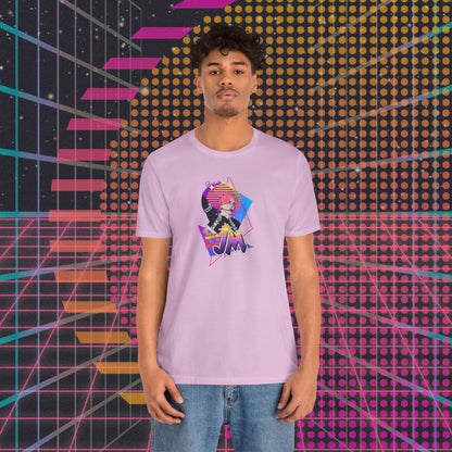 Jimin Short Sleeve Shirt - Fanmade BTS Retro Series - 80s Pop Aesthetic - Soft Unisex T-Shirt