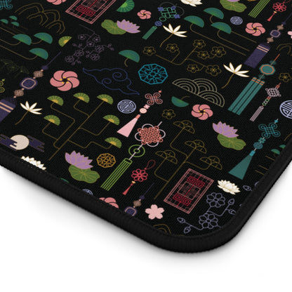 Norigae Night Garden Desk Mat