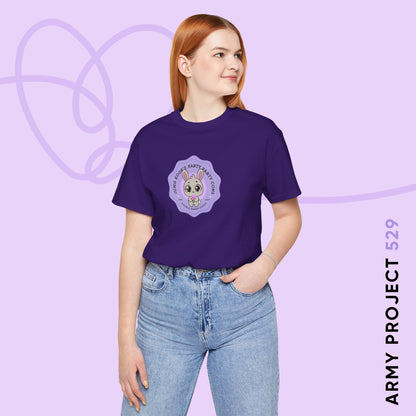 Jung Kook Short Sleeve Shirt - Cute Fanmade BTS Merch - Jung Kook's Party Party Cone - Soft Unisex T-Shirt