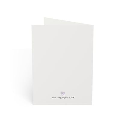 Fanmade BTS Greeting Card - Jin Appreciation Quote - Vintage Floral Artwork