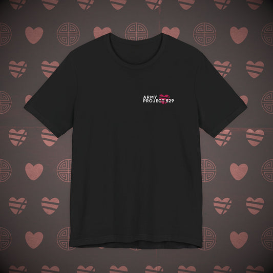 AP529 Short Sleeve Shirt - Red Heart Logo - Unisex Jersey T-Shirt
