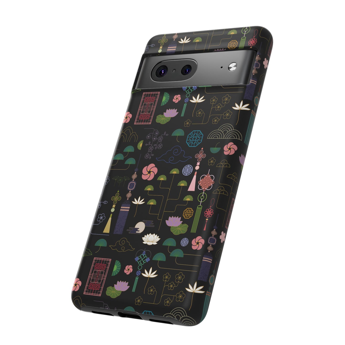 Norigae Night Garden Tough Phone Case - Elegant K-Pop Merch - iPhone, Galaxy, Pixel Cover