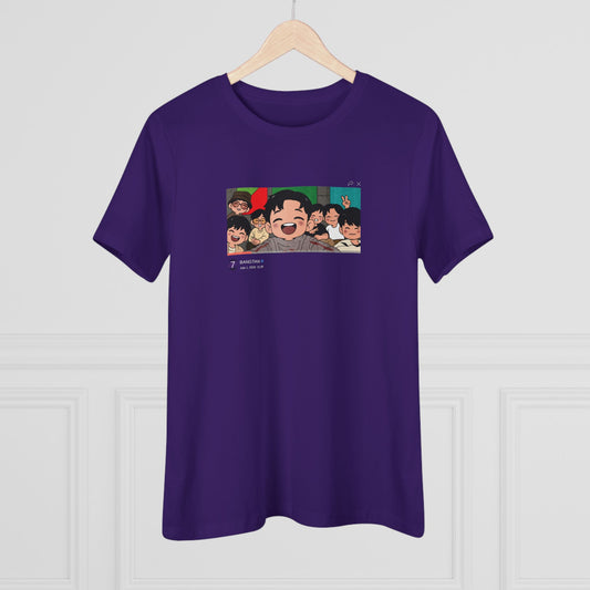 OT7 Reunion Women's Tee - Fanmade BTS Merch - Original Chibi Artwork - Soft Jersey T-Shirt