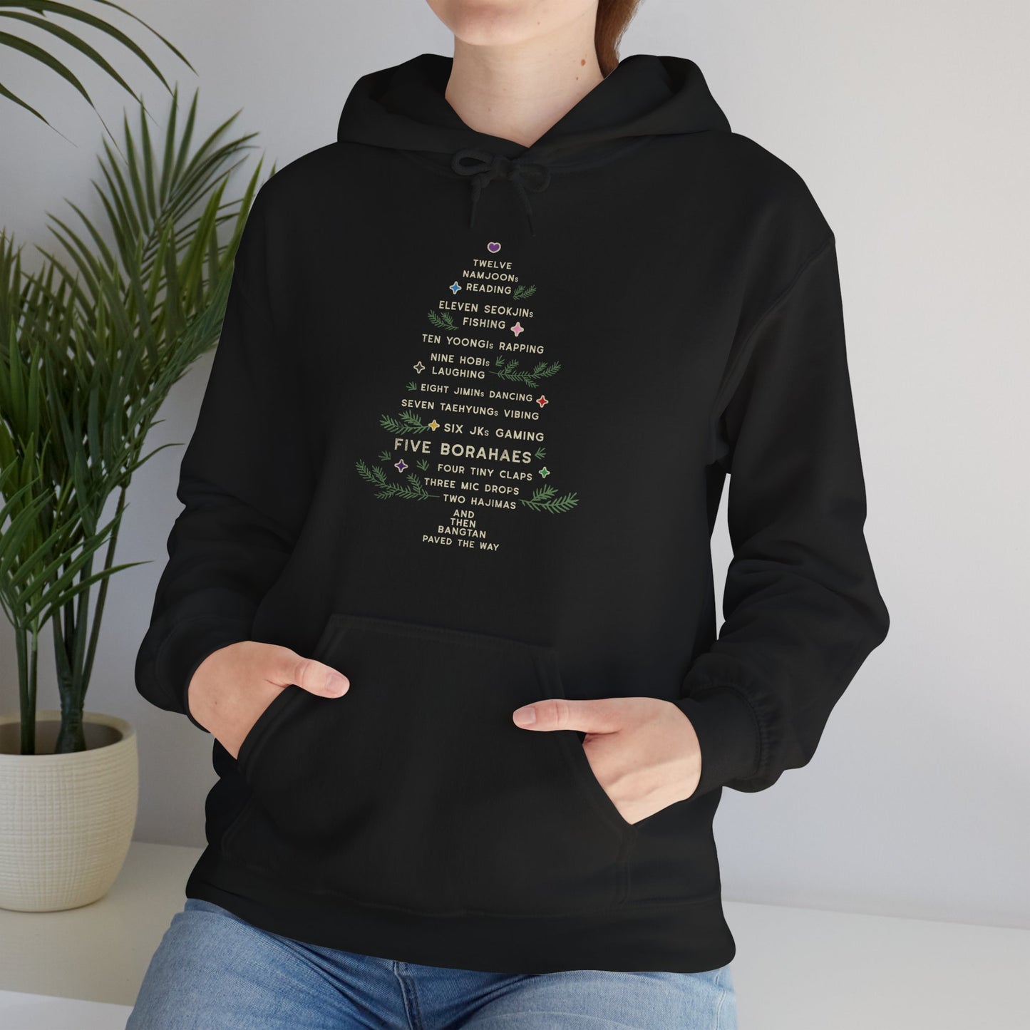 OT7 Hoodie - 12 Days of Bangtan- Fanmade BTS Merch - Cozy Unisex Sweatshirt