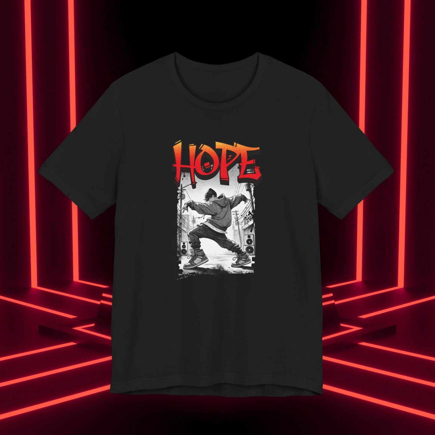 Hobi Concert Short Sleeve Shirt - HOTS with Hope (Arson Ver.) - Fanmade BTS Merch - Soft Unisex T-Shirt