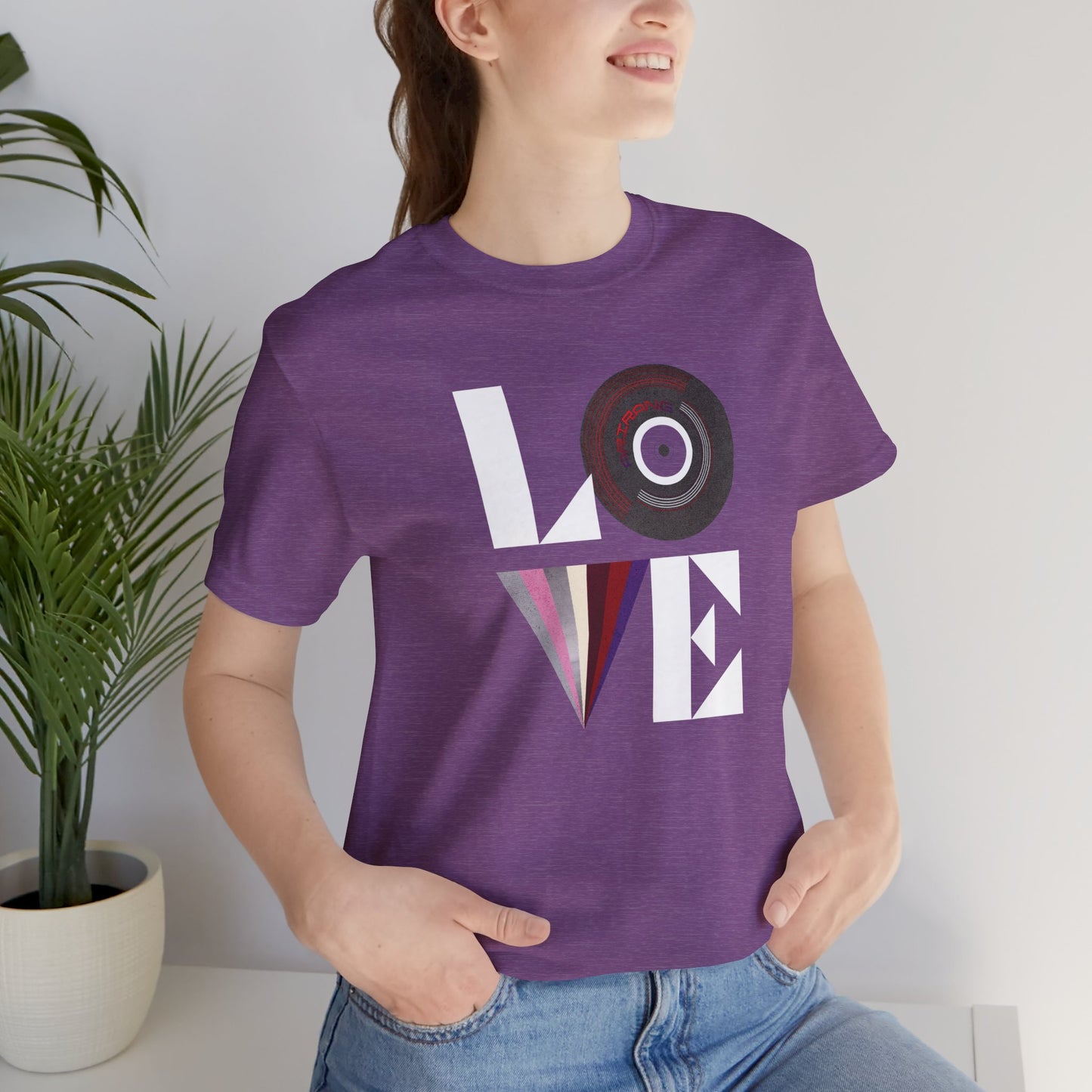 OT7 Short Sleeve Shirt - Love Record - Unisex Jersey T-Shirt
