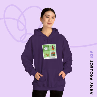 Taehyung Hoodie - Funny Fanmade BTS Merch - Care Instructions - Cozy Unisex Sweatshirt