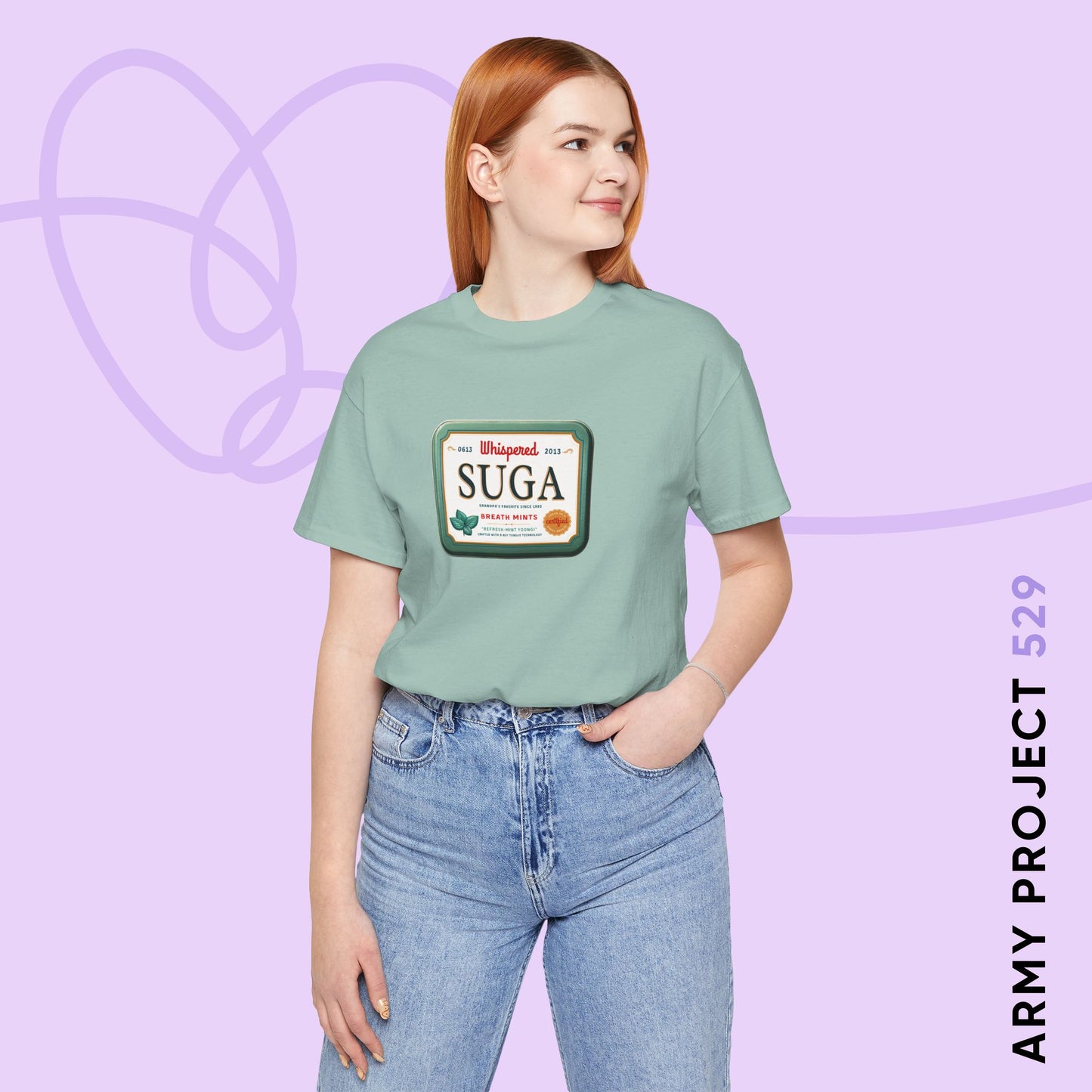 Whispered SUGA Unisex Jersey Short Sleeve Tee