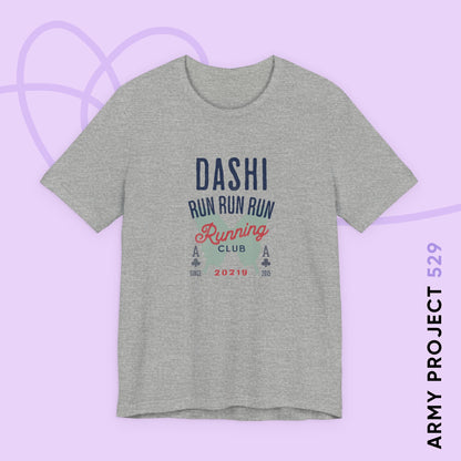 OT7 Short Sleeve Shirt - Dashi Running Club - Fanmade BTS Merch - Unisex Jersey T-Shirt
